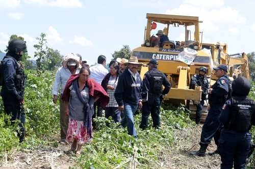 Aumenta la inconformidad de los afectados por la construcción del PIM. Foto La Jornada de Oriente/Archivo