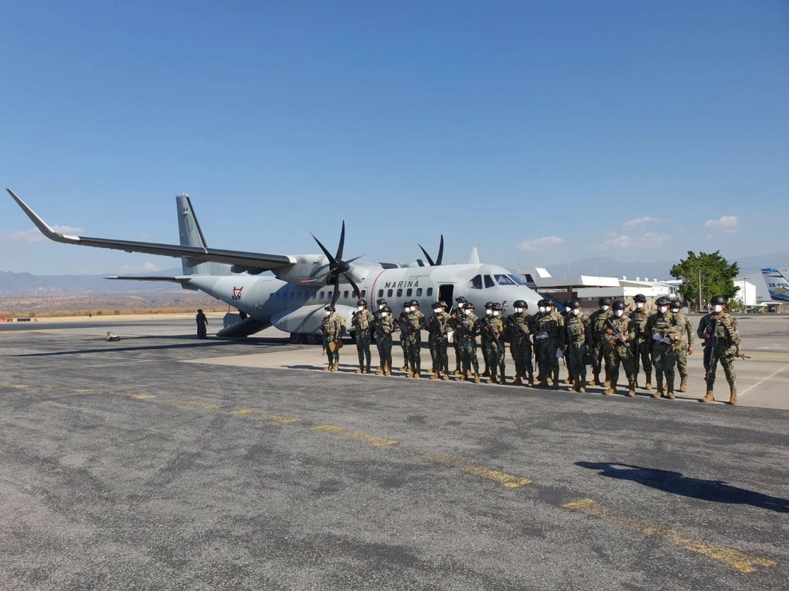 El gobierno de Morelos informó que los elementos de la Marina y Armada de México apoyarán a la Comisión Estatal de Seguridad (CES), a petición de Cuauhtémoc Blanco. Foto La Jornada