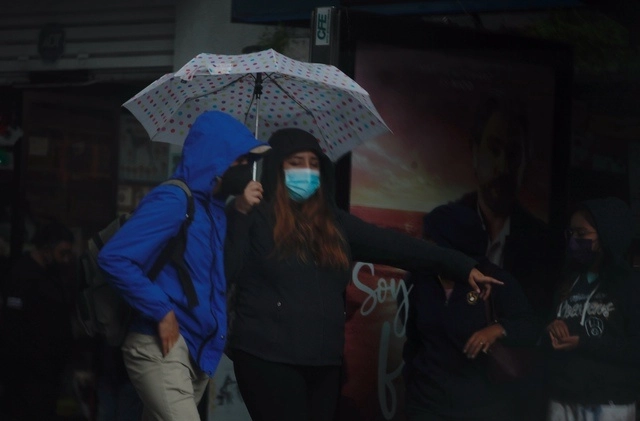 Día de lluvia en la CDMX en imagen de archivo. Foto Cristina Rodríguez 