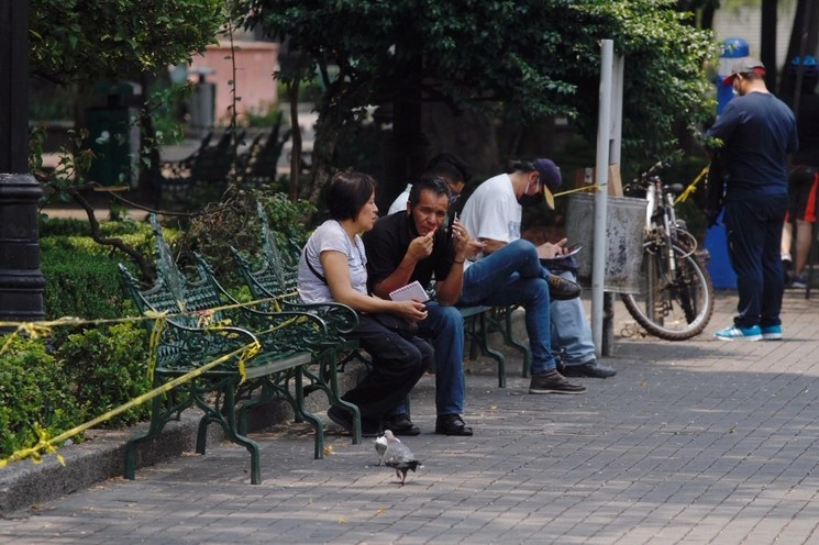 El centro de Coyoacán en la CDMX. Foto Cristina Rodríguez