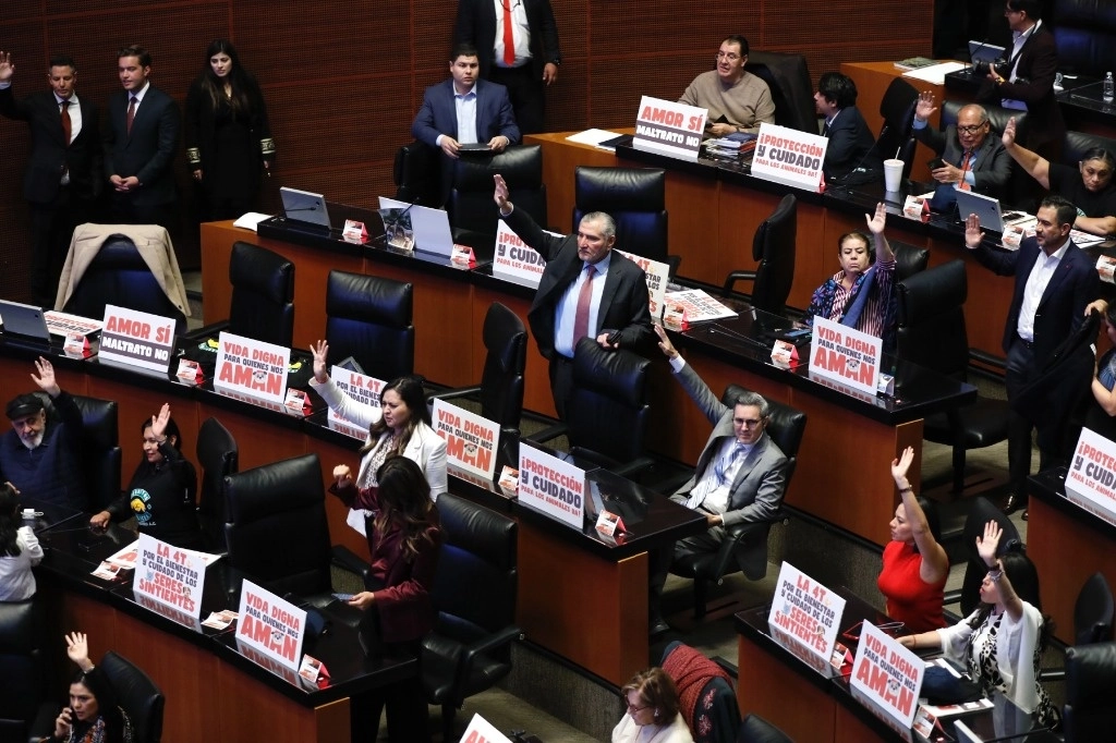 Imagen de sesión en la Cámara de Senadores. Foto: Germán Canseco