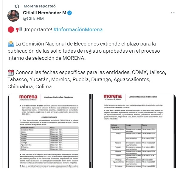 Foto del perfil de X de Citlalli Hernández 