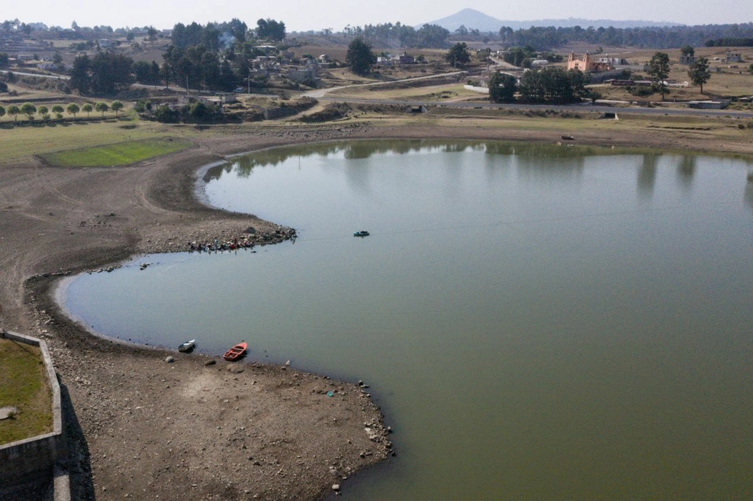 La presa de Villa Victoria, parte del Sistema Cutzamala en imagen de archivo. Foto