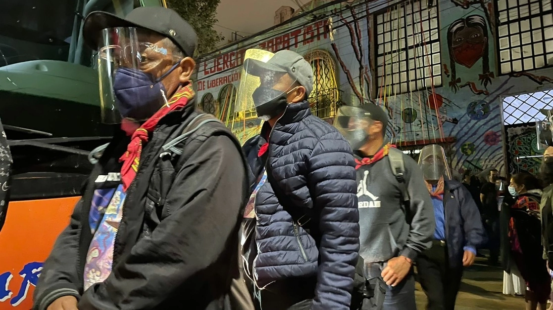 Integrantes de la delegación en la CDMX. Foto Jair Cabrera/ Archivo