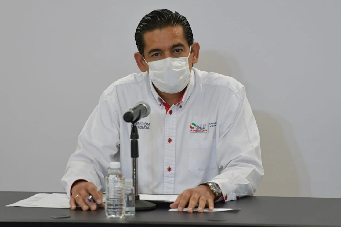 Miguel Lutzow Steiner, secretario de Salud de SLP. Foto Vicente Juárez