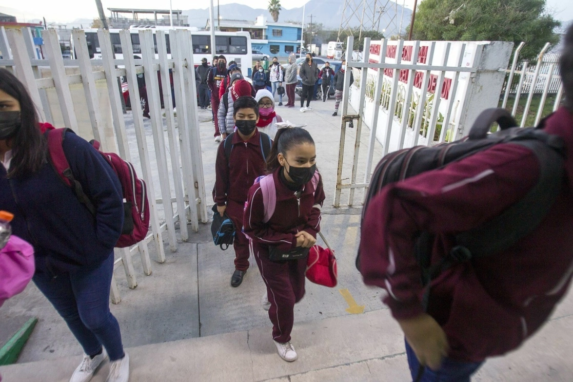 En imagen de archivo, regreso a clases de alumnos en una escuela de Nuevo León. Foto Cuartoscuro
