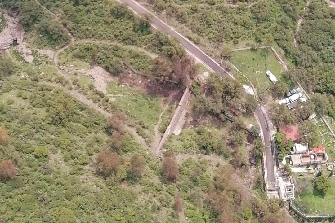 Autoridades de Ecatepec asegura que la rehabilitación de las represas evitará deslaves en la Sierra de Guadalupe. Foto La Jornada
