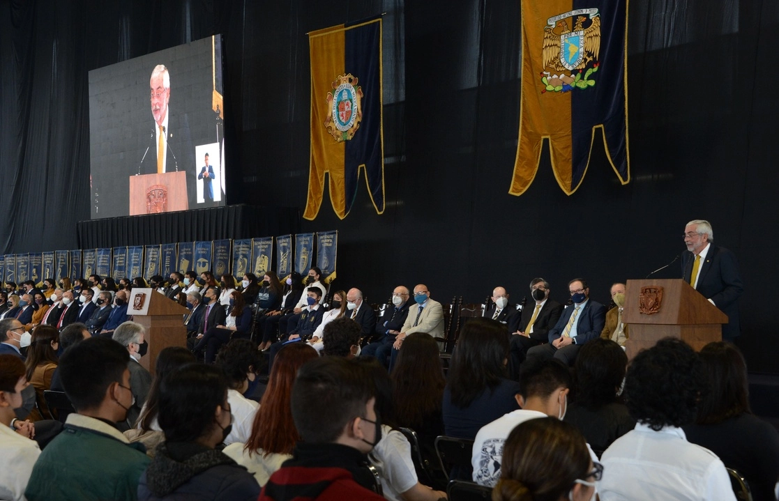 Se realizó la ceremonia de apertura del ciclo escolar 2022-2023. Foto UNAM