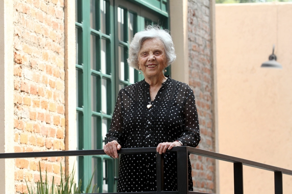 La escritora y periodista, ganadora del Premio Cervantes 2013, Elena Poniatowska. Foto María Luisa Severiano / Archivo
