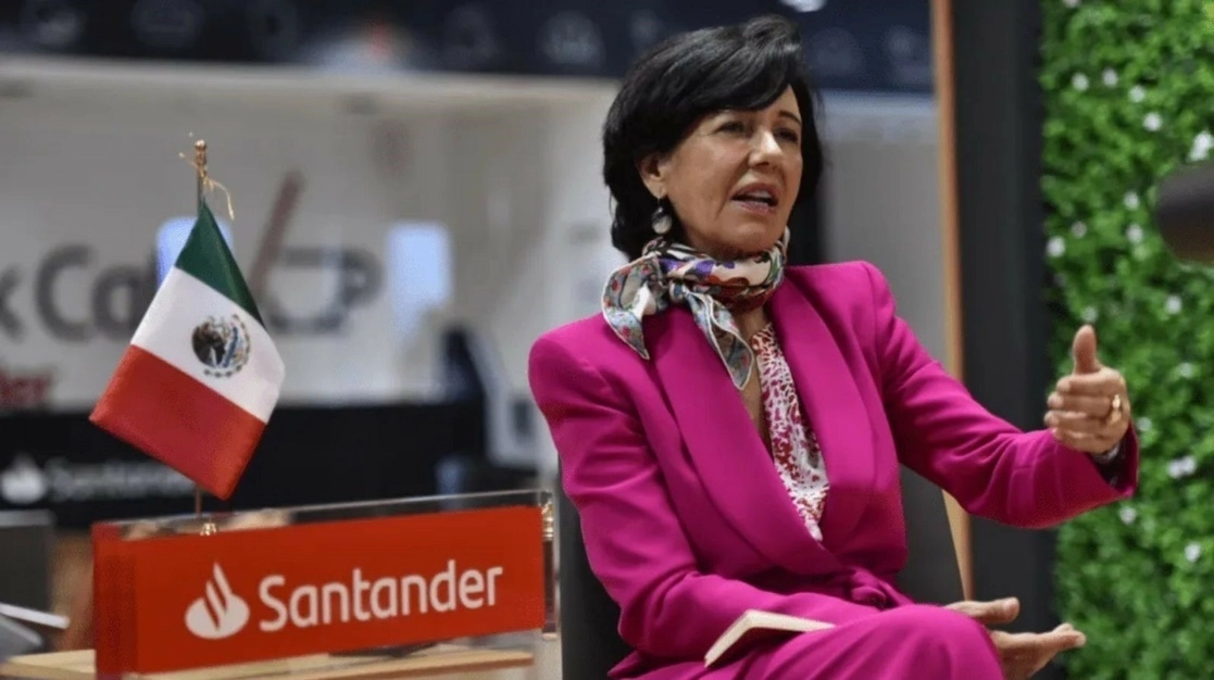 Ana Botín, presidenta de Banco Santander, reiteró el compromiso de Santander con “el crecimiento de México”. Foto cortesía Santander / Archivo