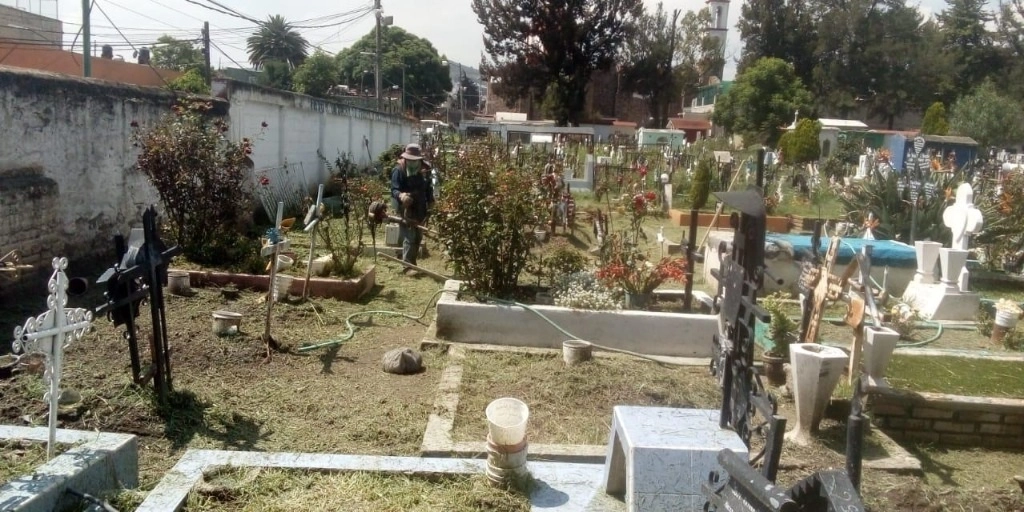 En la imagen, el cementerio de Atizapán de Zaragoza. Foto La Jornada