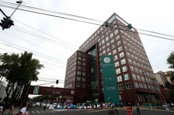 Zona de juzgados en la llamada Ciudad Judicial en la CDMX. 