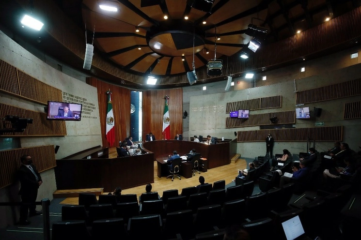 Sesión del TEPJF, en la Cuidad de Mexico, el 01 de marzo de 2023. Foto Cristina Rodríguez