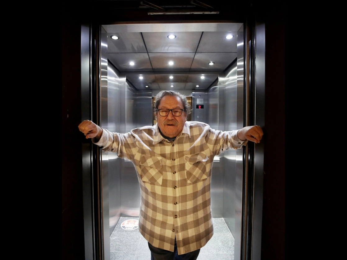 El escritor Paco Ignacio Taibo II, en instalaciones de ‘La Jornada’. Foto Yazmín Ortega 