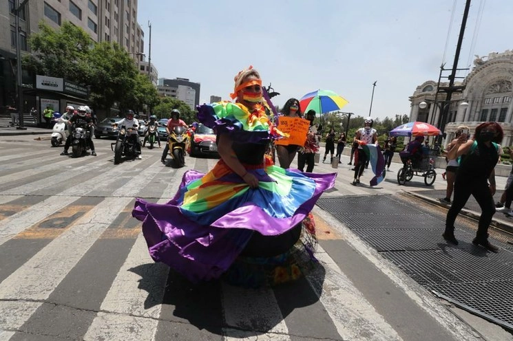En imagen de archivo, marcha del orgullo gay en CDMX. Foto José Antonio López