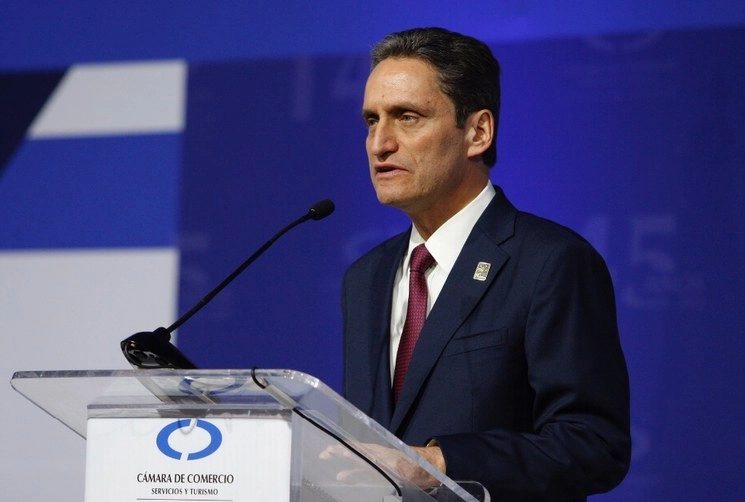 Nathan Poplawsky, presidente de la Cámara de Comercio de la CDMX. Foto LA JORNADA/Cristina Rodríguez