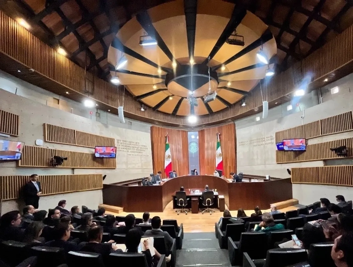 Sala de sesiones del TEPJF en imagen de archivo. Foto 