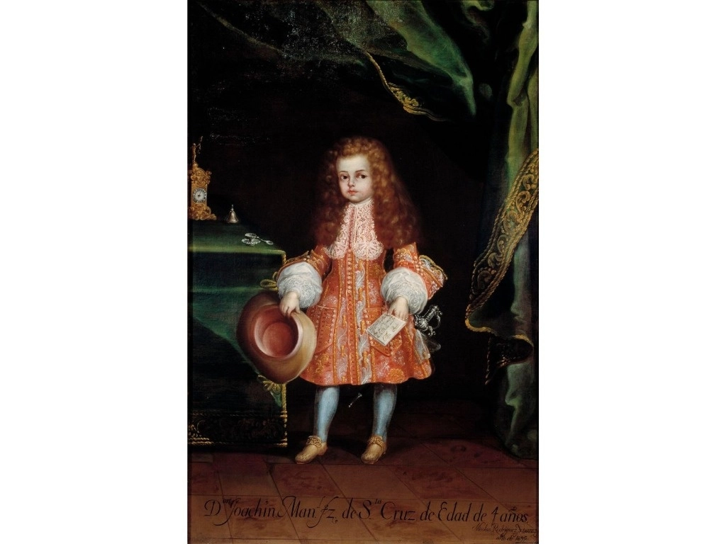 Retrato del niño Joaquín Manuel Fernández de Santa Cruz. Foto cortesía del recinto