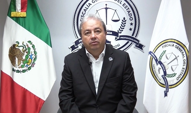 El ahora ex fiscal de San Luis Potosí, Federico Garza Herrera. Foto cortesía Fiscalía SLP 