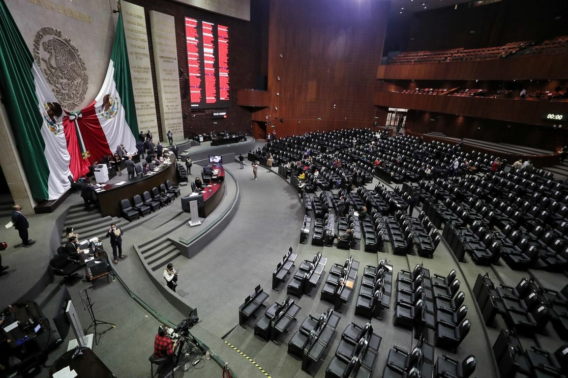 Salón de Plenos de la Cámara de Diputados, el pasado 23 de septiembre. Foto Marco Peláez