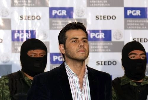 Vicente Zambada Niebla ‘El Vicentillo’ tras ser detenido en marzo de 2009. Foto La Jornada/Archivo 