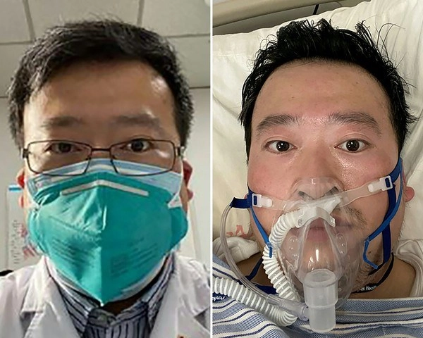 En la imagen, el doctor Li Wenliang, de 34 años, quien había sido infectado por uno de sus pacientes. Falleció el 7 de febrero en el Hospital Central de Wuhan, China. Foto Afp