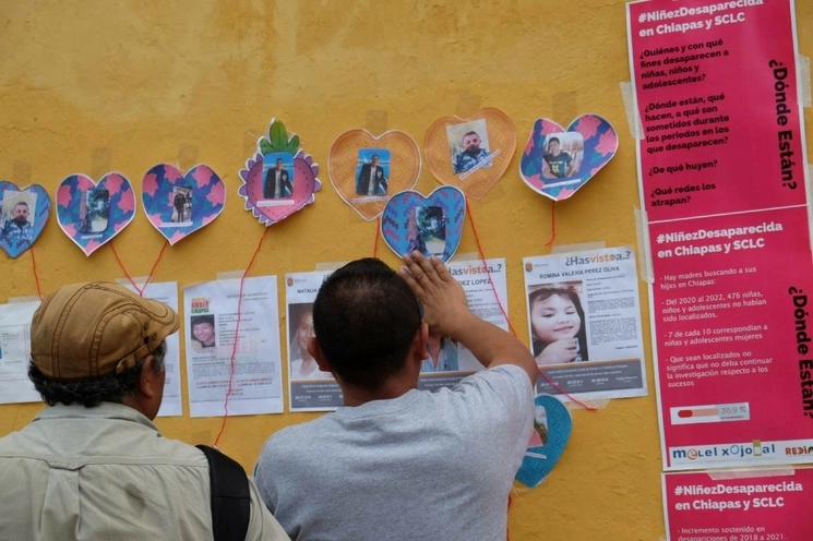 Setenta y tres niñas, niños y adolescentes de Chiapas, cuyas edades van de uno a 17 años, se encuentran en calidad de no localizados, de acuerdo con un informe de la agrupación Melel Xojobal, que trabaja con menores. Foto Cuartoscuro / Archivo