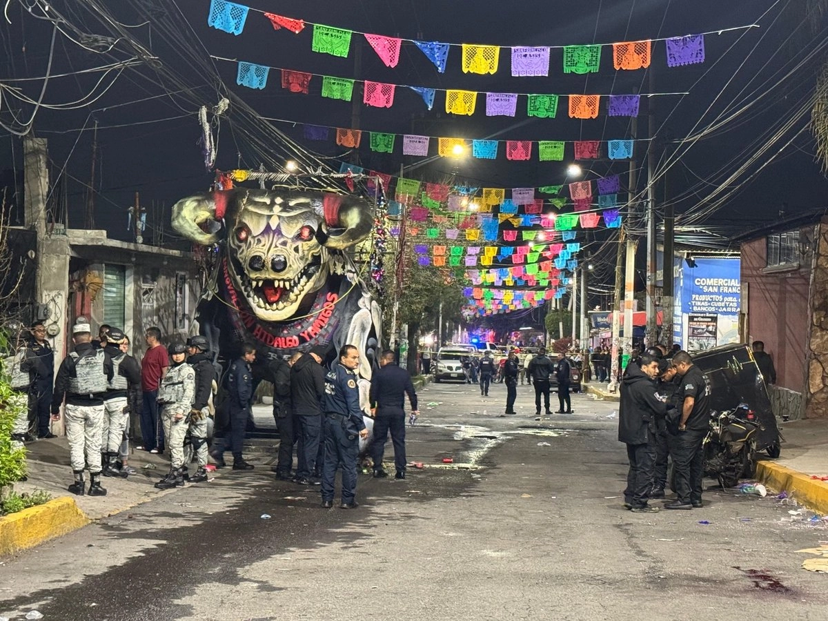 Se registra balacera en Tláhuac durante fiesta patronal. Fue suspendida. Foto