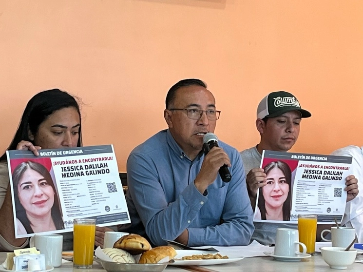 Familiares denunciaron que hasta el momento la FGJEM no tiene una hipótesis firme sobre la desaparición de la profesora Jéssica Medina Galindo y su hijo Zahid Medina Galindo. Foto René Ramón