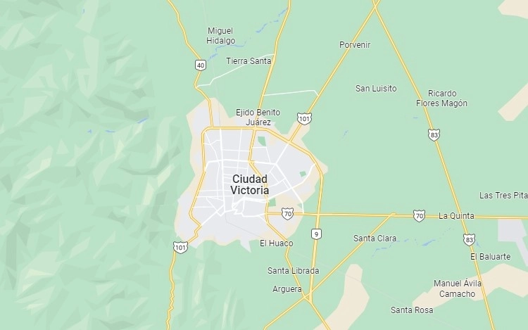 El ex alcalde de Ciudad Victoria, Fernando Méndez Cantú, precisó que desde el pasado jueves perdió contacto con su hijo. Imagen de Google Maps