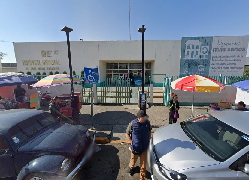 Fachada del Hospital General de Ecatepec "José María Rodríguez". Imagen tomada de Google Street View