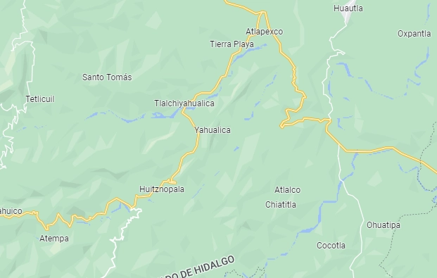 Un nuevo caso de estudiantes intoxicados ocurrió en el Colegio de Bachilleres de Yahualica, Hidalgo. Foto Google maps