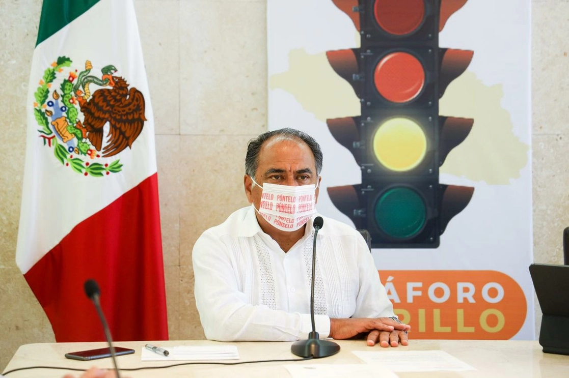 Héctor Astudillo Flores, gobernador de Guerrero informó del operativo en zonas de alta inseguridad en Acapulco. Foto Twitter @HectorAstudillo

