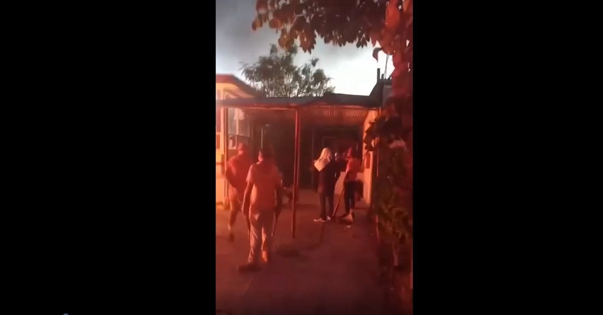 Captura de pantalla de un video que circula en redes donde se escucha a los presos quejarse de las condiciones en el penal. Foto