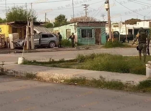 Una persecución entre las fuerza federales y grupos armados provocó fuerte movilización policiaca en Matamoros. Foto Cortesía El Mañana de Reynosa