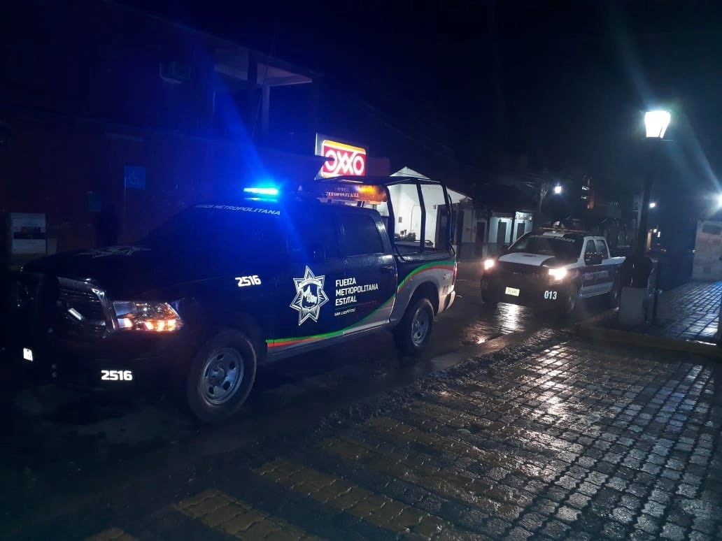 El asesinato ocurrió en la avenida José de Gálvez, en la ciudad de San Luis Potosí. Foto Twitter @SSP_SLP   