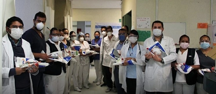 Personal médico del municipio mexiquense de Atizapán de Zaragoza. Foto @GobAtizapan
 
