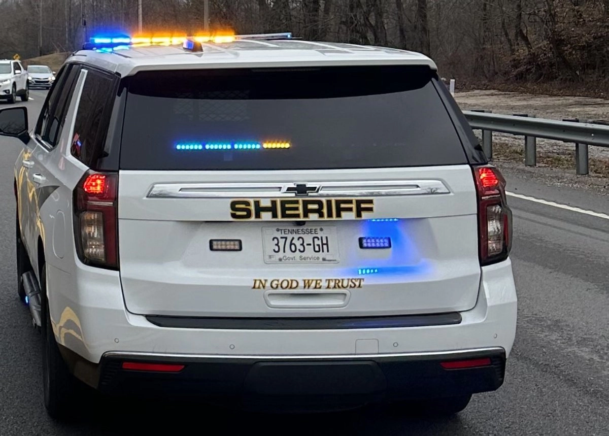 Patrulla de la oficina del sheriff del condado de Humphreys, en Tennessee, EU.