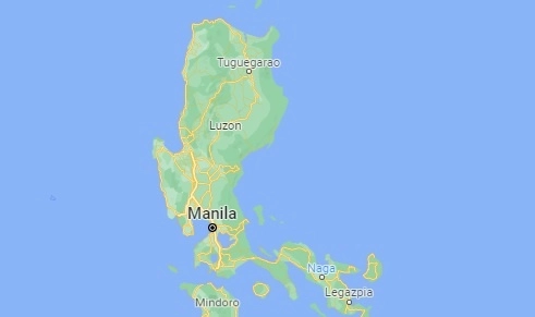 El sismo de magnitud 5.7 se produjo frente a la provincia de Batangas, en la isla de Luzón. Foto Tomada de Google Maps