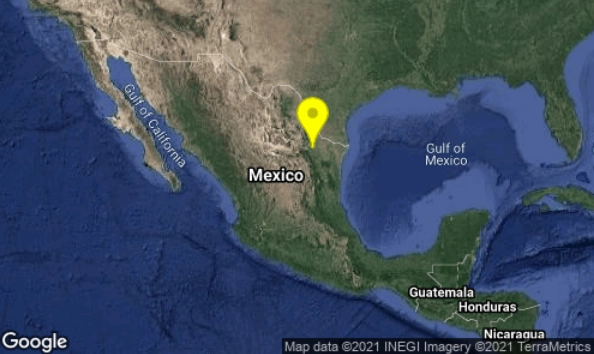 Hasta el momento, no se han reportado daños u otros inconvenientes relacionados con el sismo. Imagen tomada del Twitter de @SSNMexico