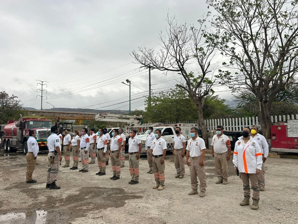 Elementos de Protección Civil Chiapas, el 5 de abril de 2024. Foto tomada de X @pcivilchiapas
