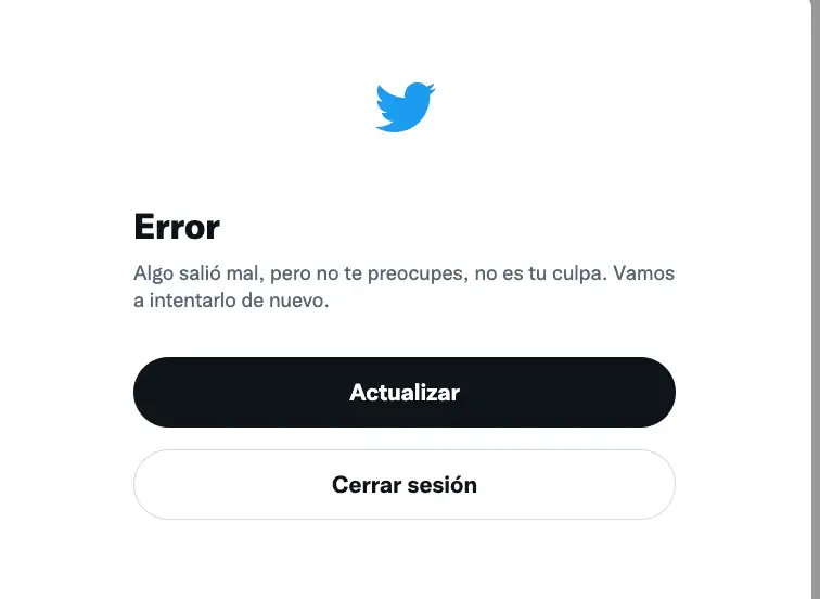 Imagen de una cuenta de Twitter, inaccesible en la Ciudad de México, el 14 de julio de 2022