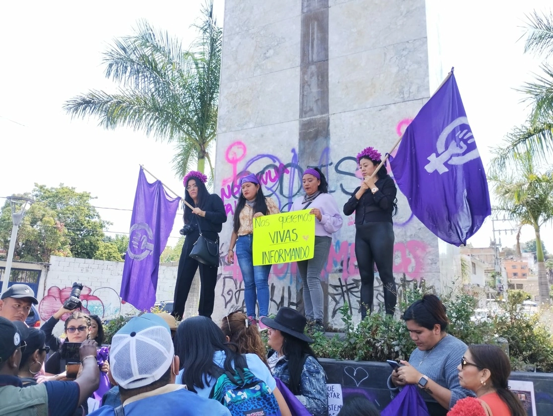 Comunicadoras de Guerrero denunciaron que practicamente diario documentan diversas violencias contra las mujeres. Foto Sergio Ocampo