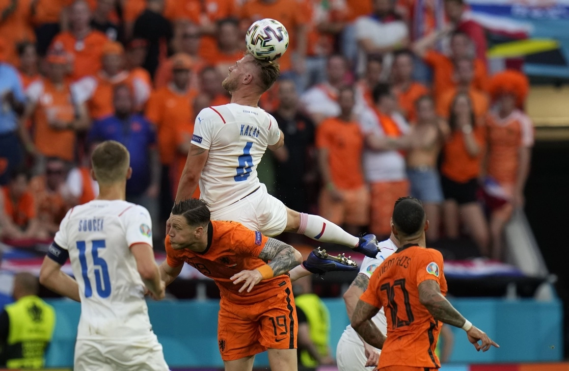 República Checa se impuso a Holanda con los goles de Tomas Holes y Patrik Schick. Foto Ap  