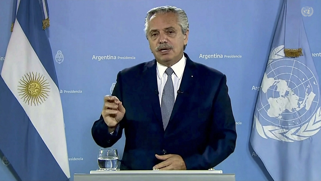 Alberto Fernández, presidente de Argentina. Foto Ap