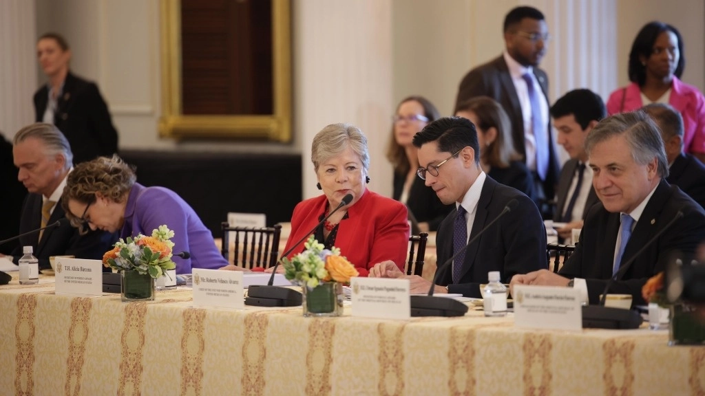 La canciller Alicia Bárcena representó a México en la Reunión Plenaria Ministerial de la Alianza para la Prosperidad Económica en las Américas, celebrada en Washington,D.C. Foto SRE 