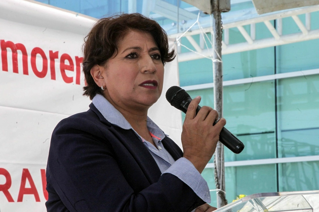 La secretaria de Educación Pública, Delfina Gómez Álvarez. Foto Cuartoscuro / Archivo