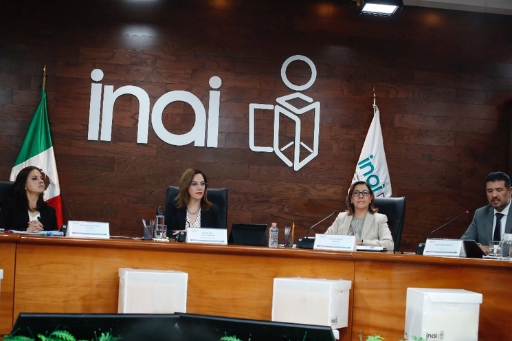 Sesión del Inai en mayo pasado. Foto Cristina Rodríguez