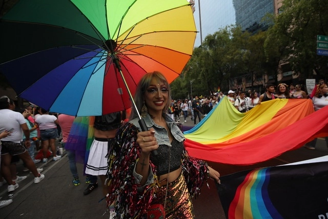 Marcha por el Día Mundial del Orgullo LGBTI+ el pasado 25 de junio de 2022 en la CDMX. Foto Yazmín Ortega