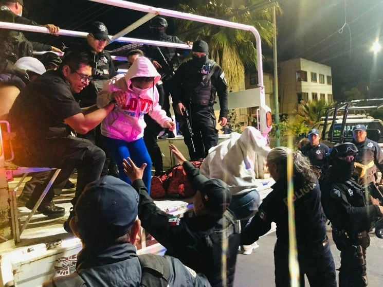 Los 15 migrantes de origen venezolano se encontraban al interior de un domicilio de la colonia Jardines de Monterrey, en Apodaca, NL. Foto ‘La Jornada’ / Archivo
